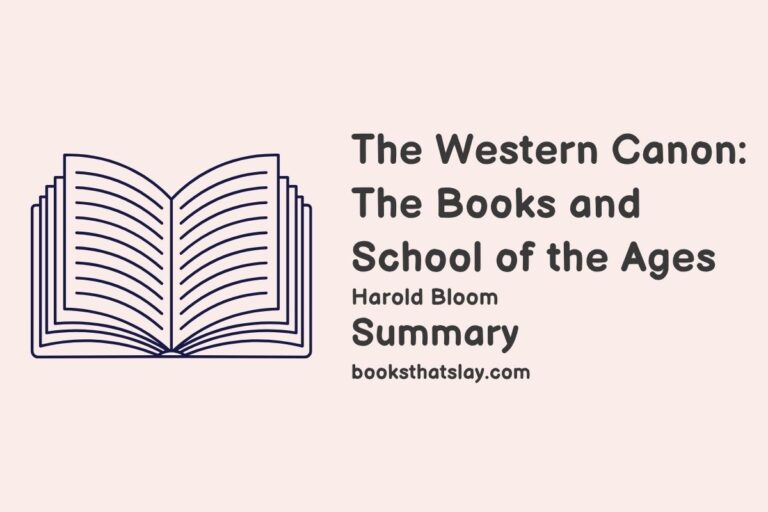 The Western Canon Summary and Analysis
