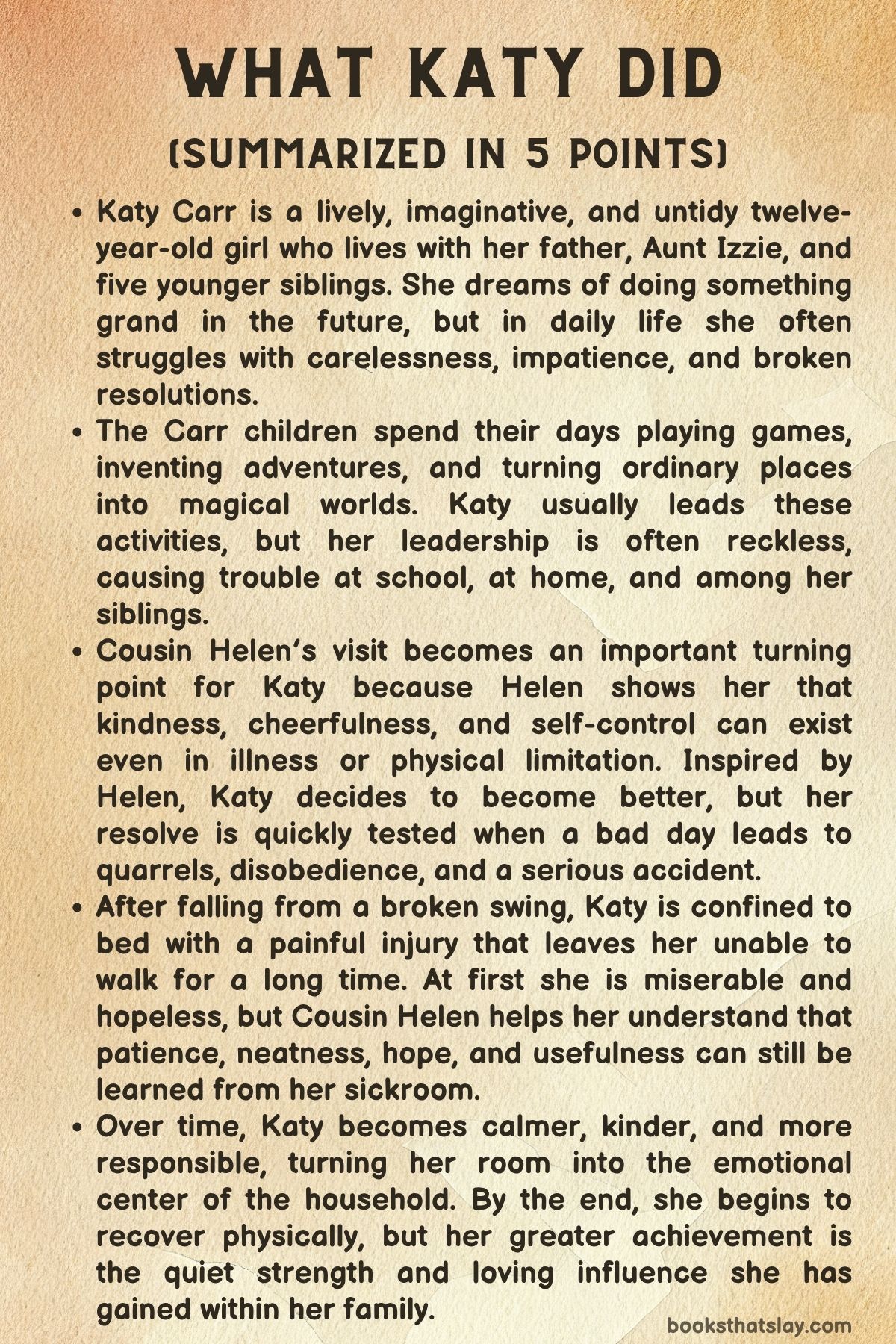 what katy did summary