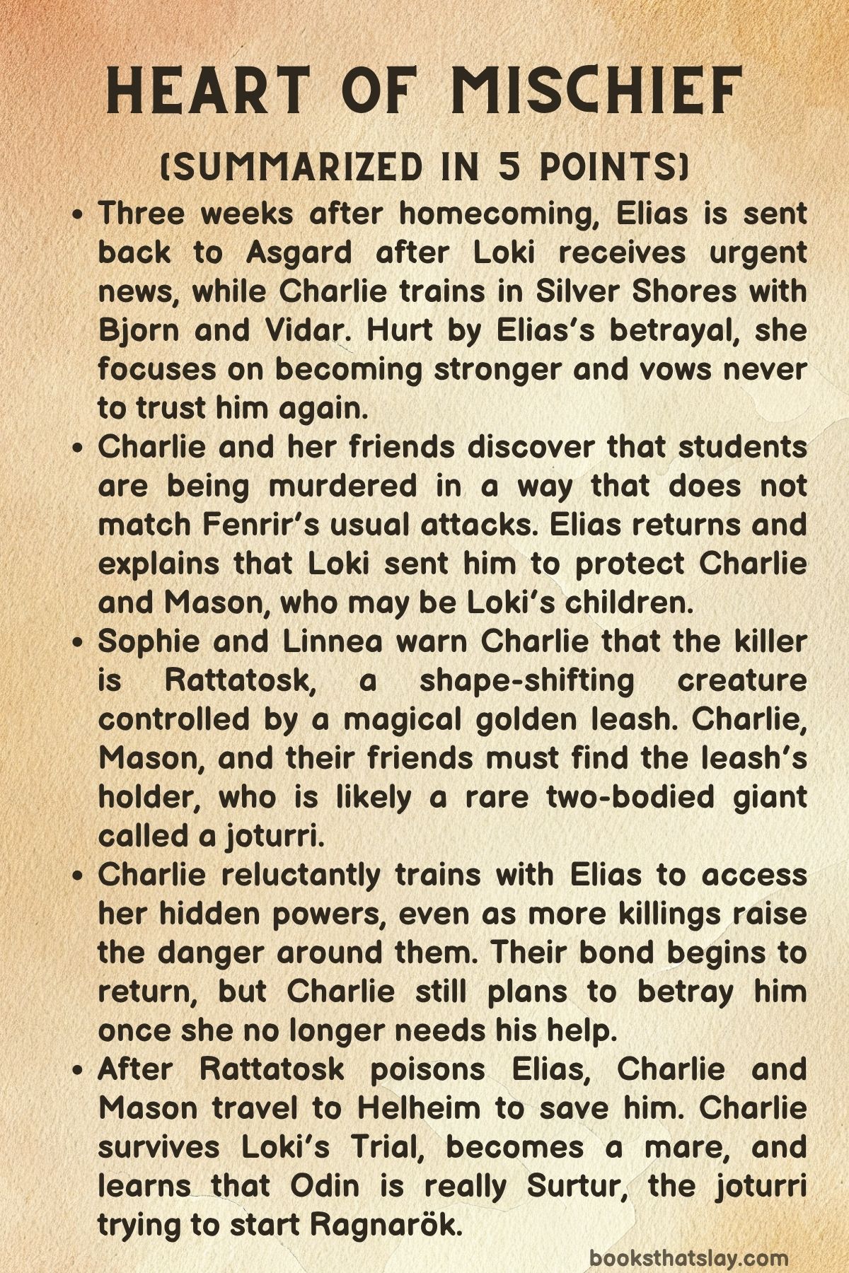 heart of mischief summary