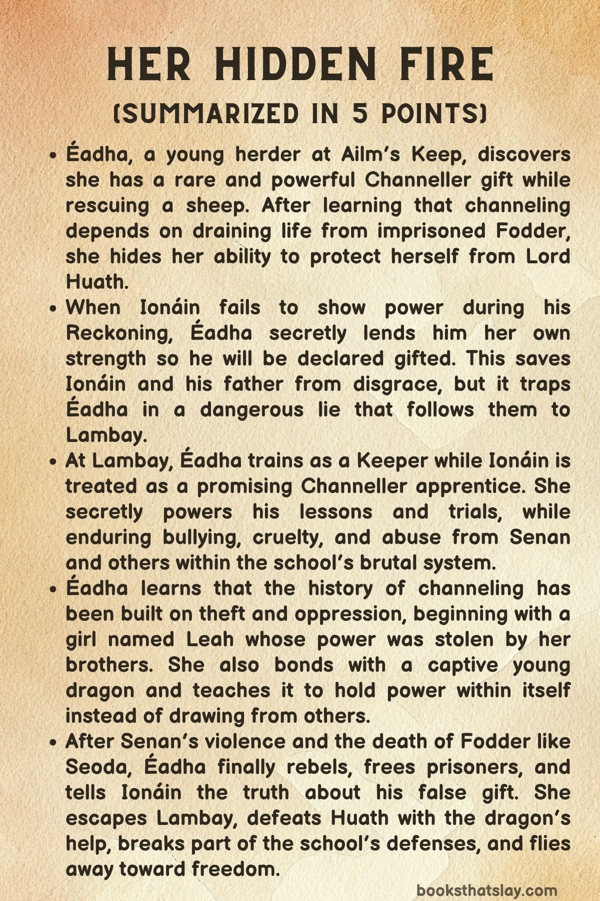 her hidden fire summary