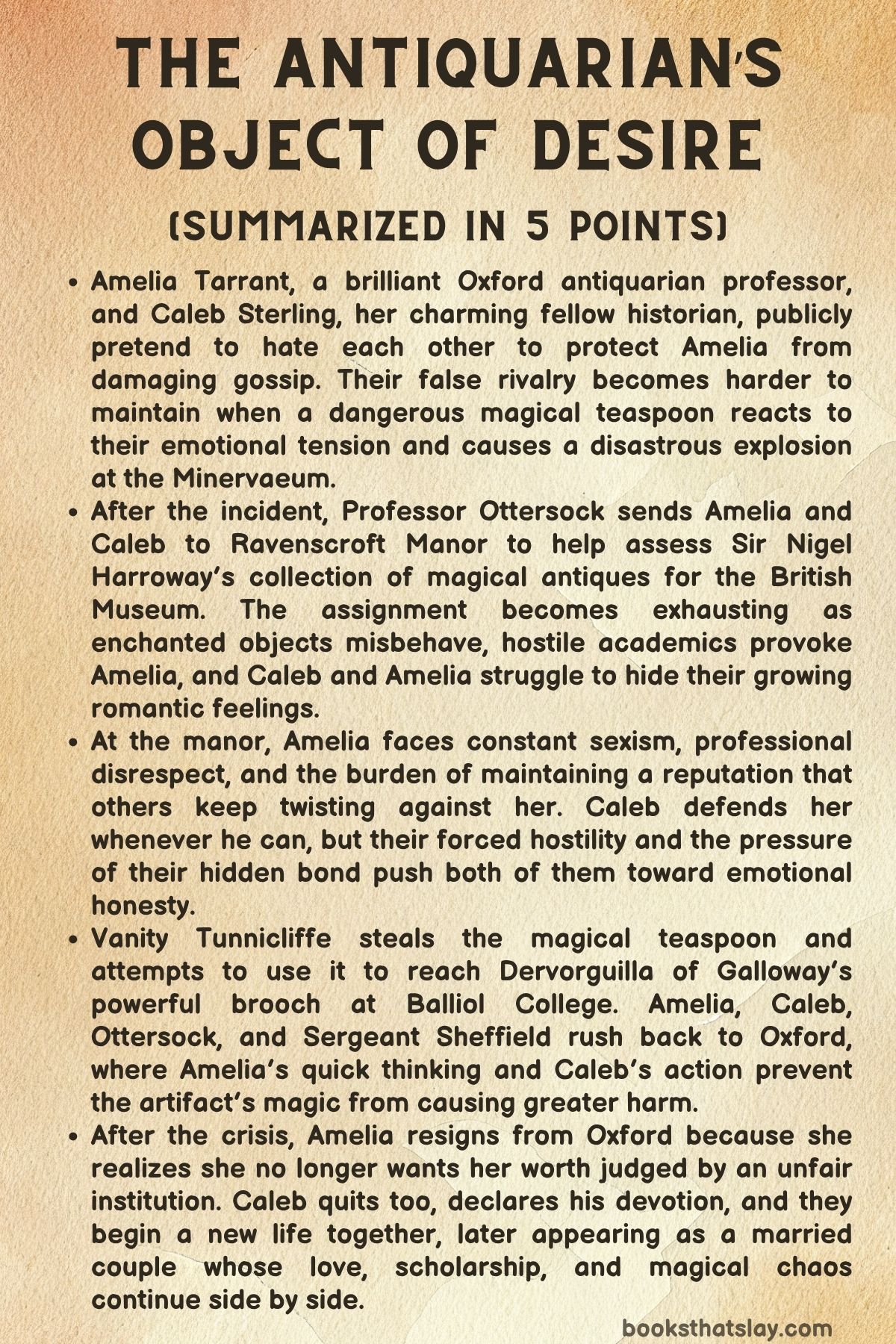 The Antiquarian’s Object of Desire Summary, Characters and Themes summary