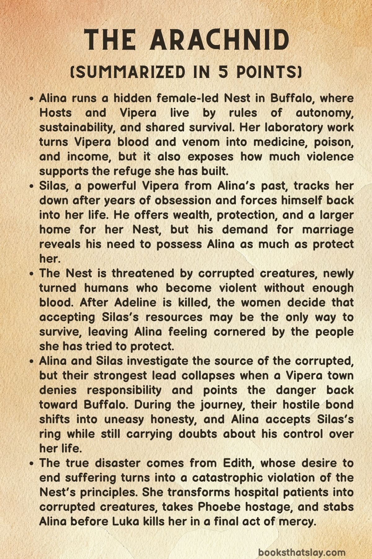 the arachnid summary