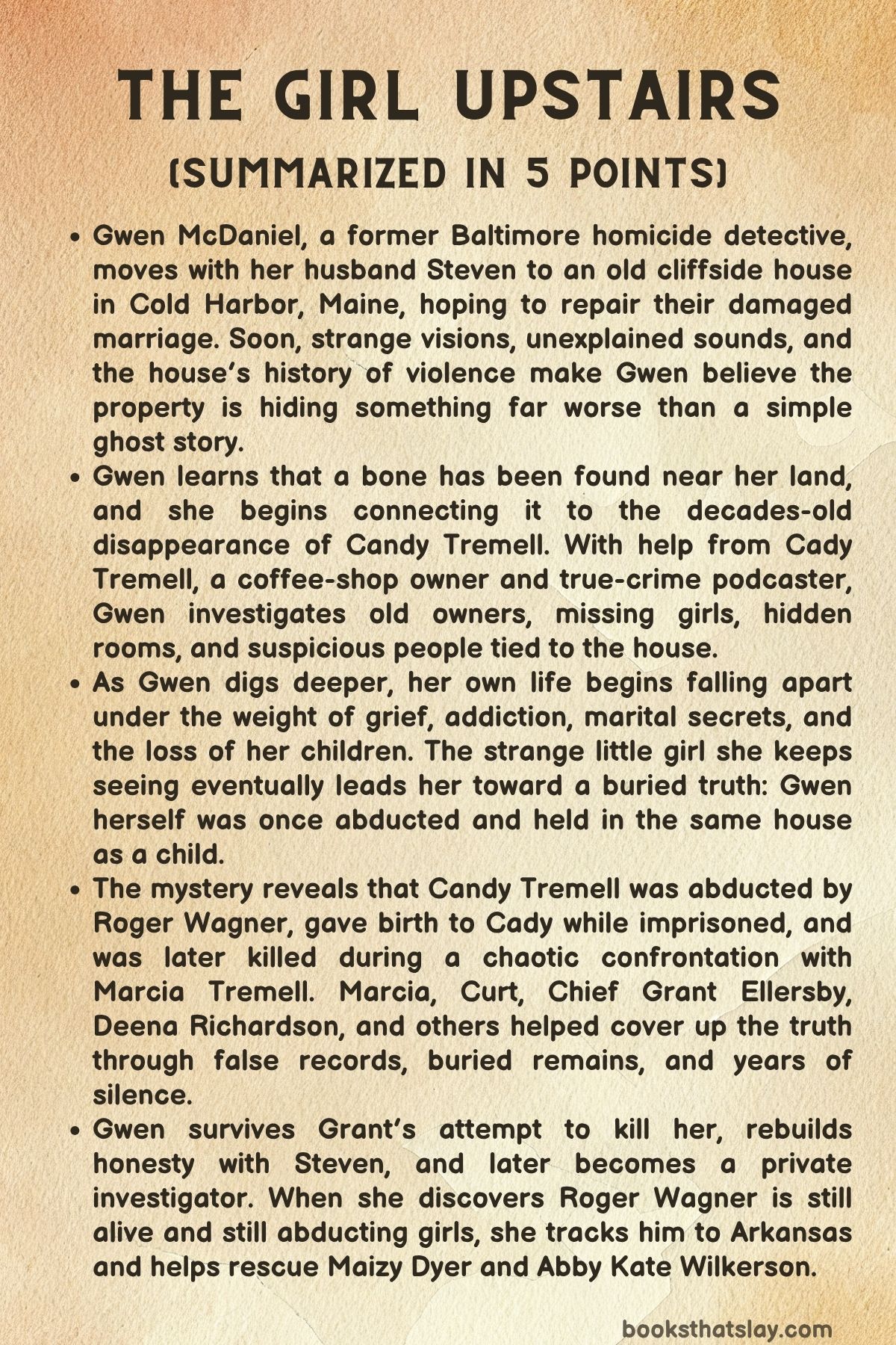 the girl upstairs summary