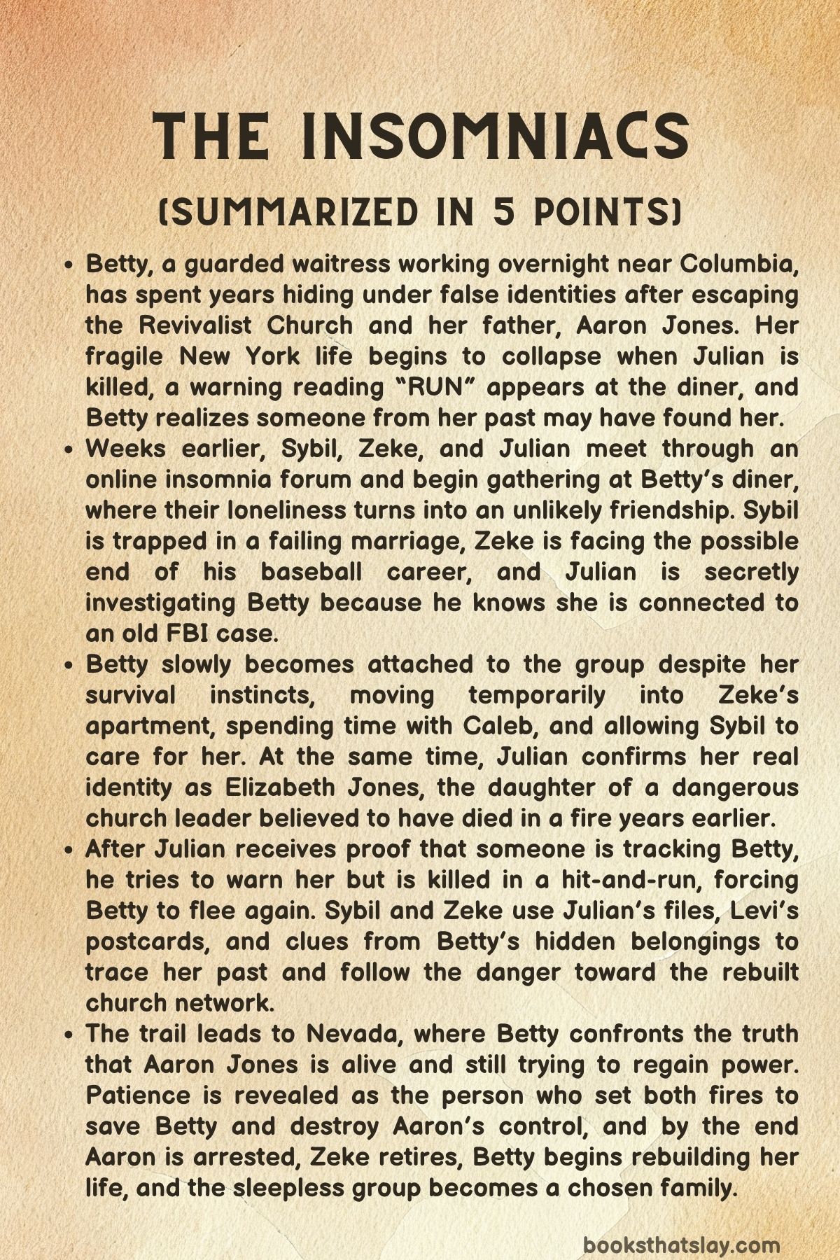 the insomniacs summary