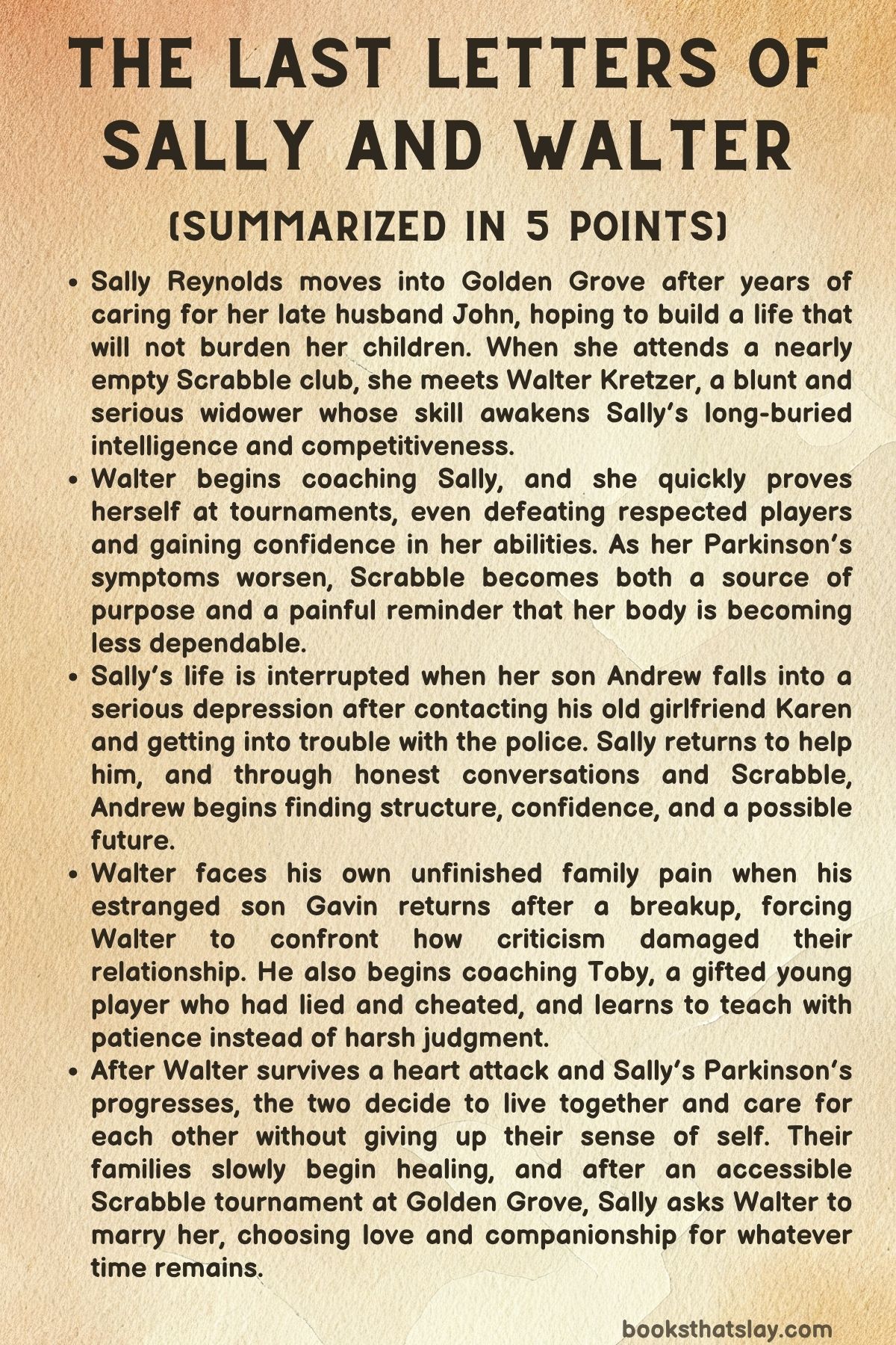 The Last Letters of Sally and Walter Summary