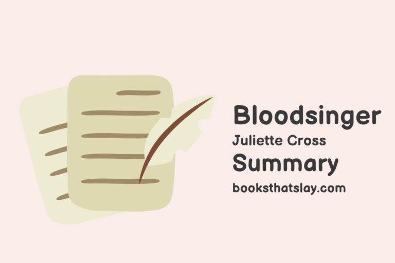 Bloodsinger Summary, Characters and Themes | Juliette Cross