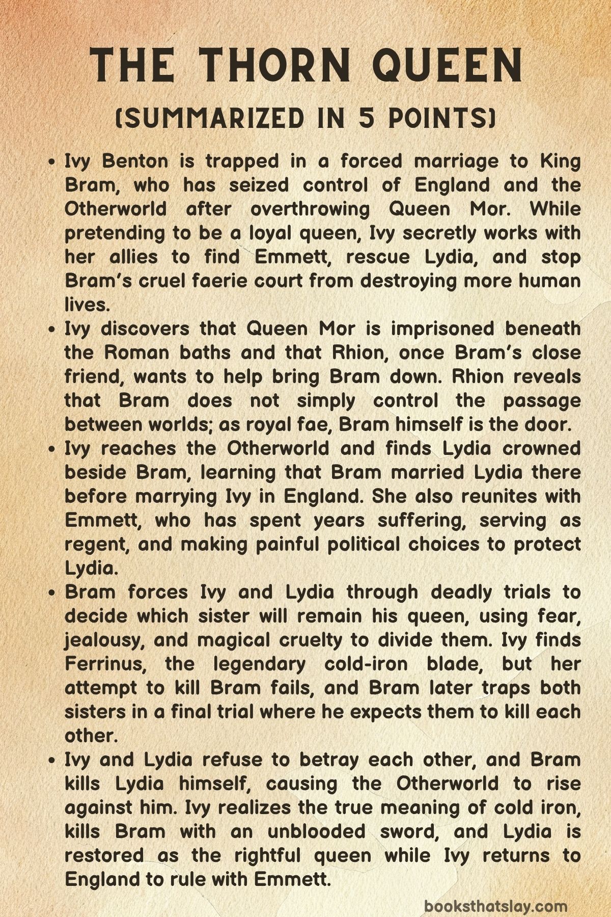 the thorn queen summary