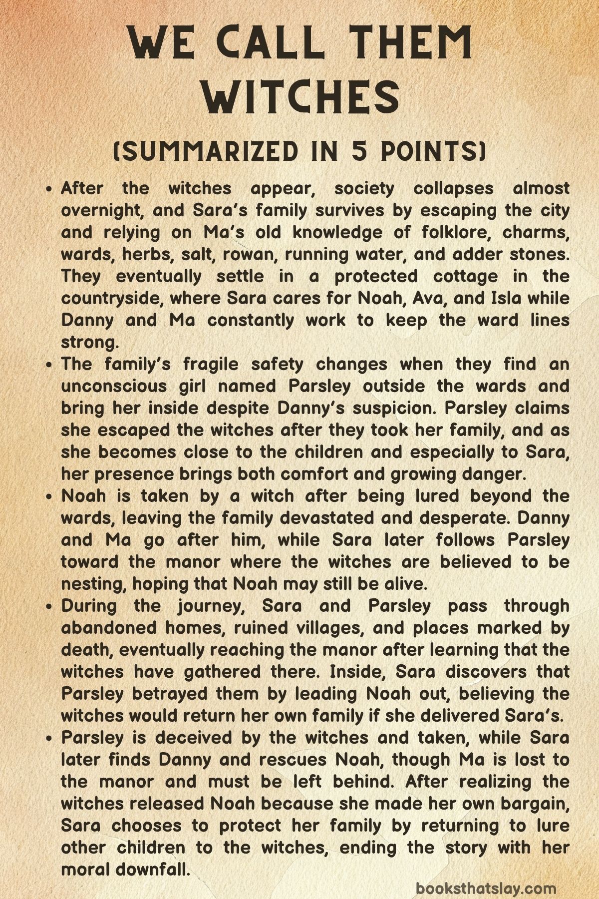 we call them witches summary