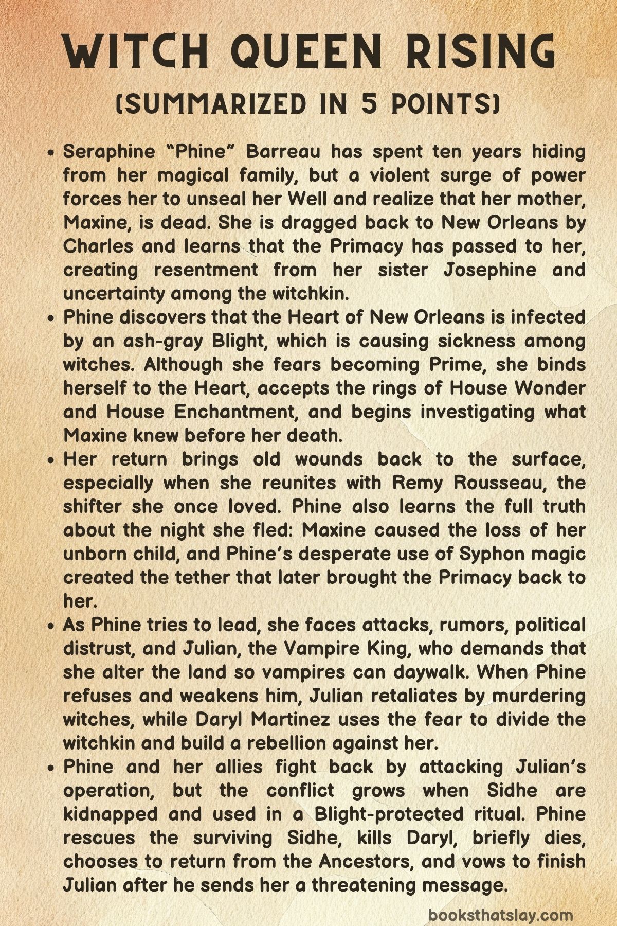 witch queen rising summary
