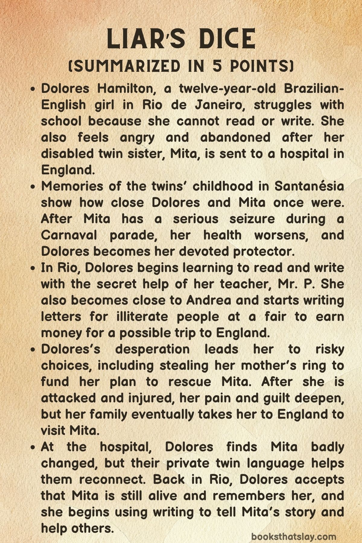 Liar's Dice Summary