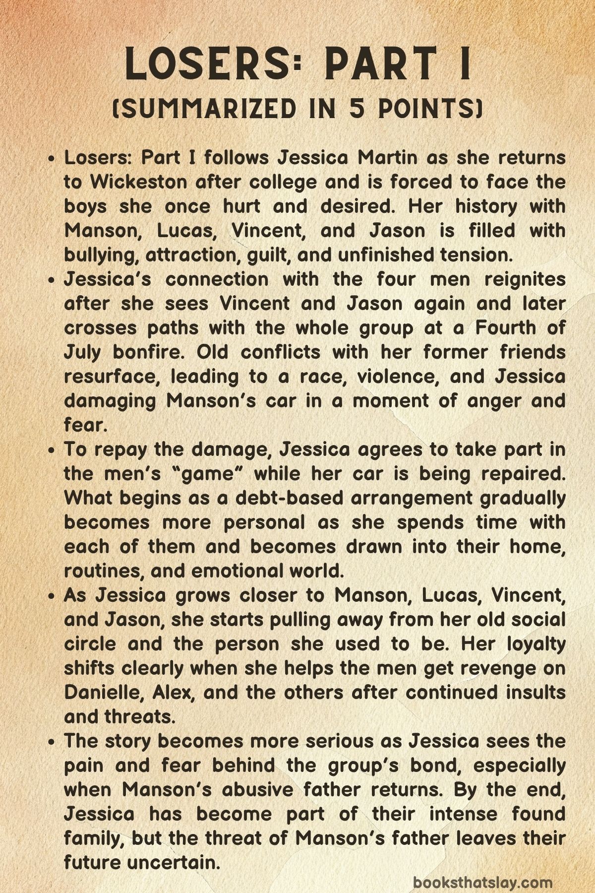 Losers: Part 1 Summary