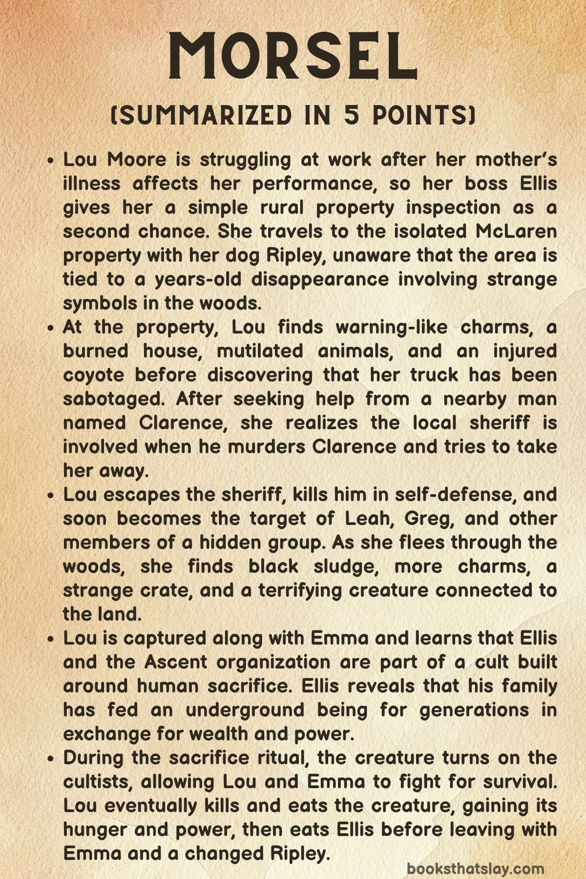 Morsel by Carter Keane Summary